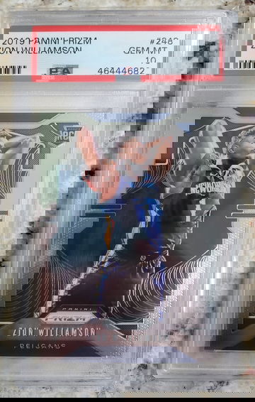 2019 Prizm ZION WILLIAMSON PSA 10