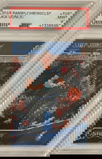 2018 Chronicles Playoff RC Luka Doncic PSA 9