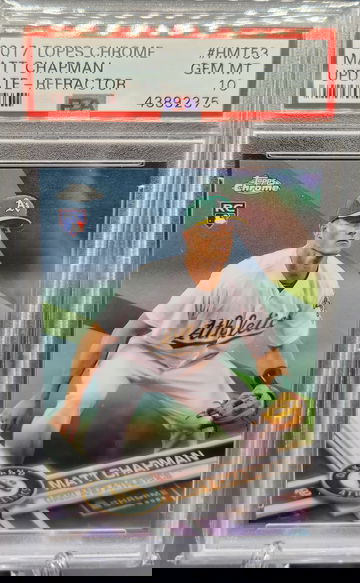 Matt Chapman 2017 Refractor RC #/250 PSA 10