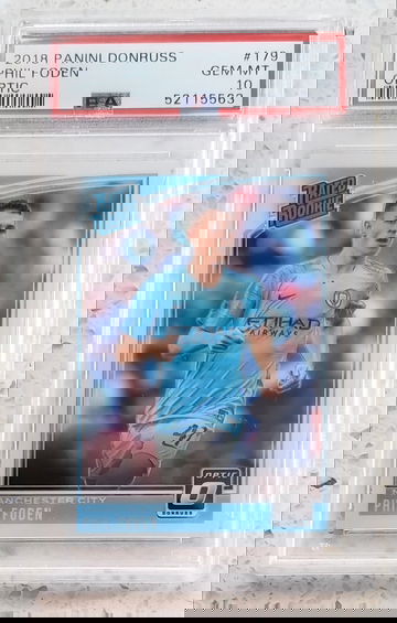 2018 Donruss Optic Phil Foden Rookie RC PSA 10