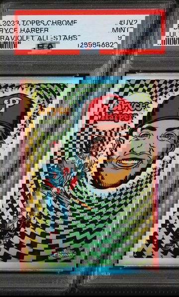 2023 Topps Chrome Ultra Violet All Stars Bryce Harper #UV2 PSA 9