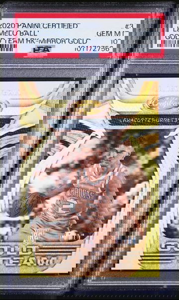 Lamelo Ball 2020 Certified Gold team mirrior gold /10 PSA 10