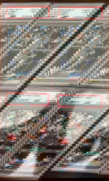 2018 Topps Update Gleyber Torres (LOT x4 PSA 9’s)