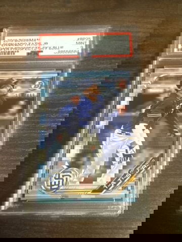 2019 Bowman Paper Prospects #BP25 Fernando Tatis Jr. SKY BLUE PSA 9 390/499