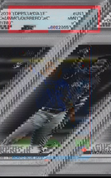 2019 Topps Update #US1  Vladimir Guerrero Jr Pointing Variation SP PSA 9 Mint