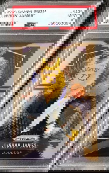 2019-20 Prizm Lebron James PSA 9