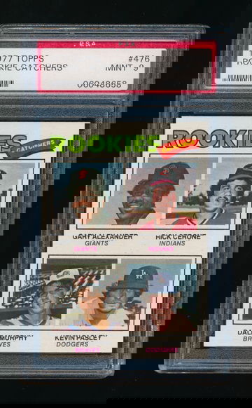 1977 Topps #476, Dale Murphy RC, PSA 9 MINT