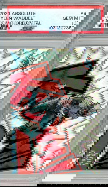 2023 PANINI ABSOLUTE KABOOM! HORIZONTAL JAYLEN WADDLE #8 PSA 10 GEM MT