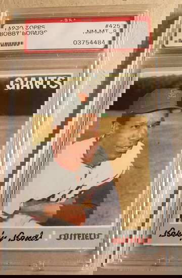 1970 Topps Bobby Bonds PSA 8 NM-MT