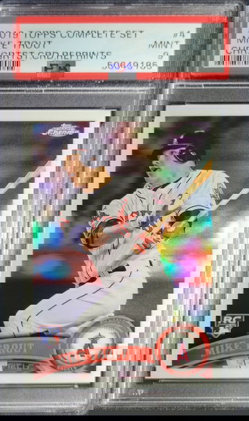 2019 Topps Chrome Mike Trout PSA 9