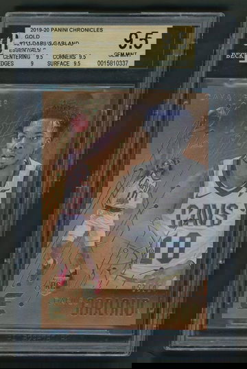 2019-20 Panini Chronicles Essentials Gold Darius Garland #211 RC /10 BGS 9.5