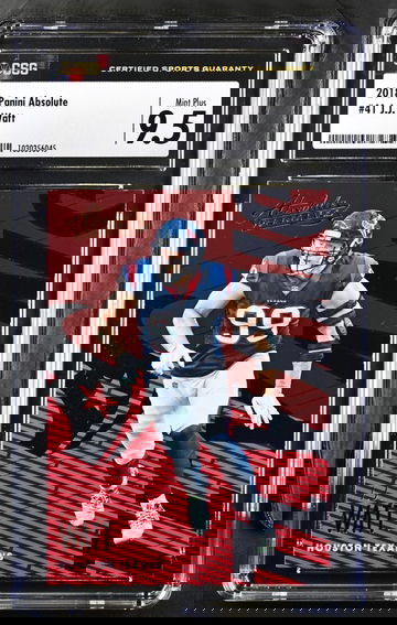 2018 Panini Absolute Red J.J. Watt CSG 9.5 Mint Plus