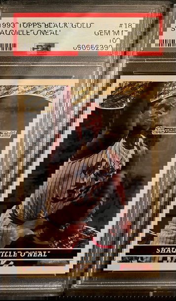 1993 Topps Black Gold #18 Shaquille O’Neal PSA 10 GEM MINT