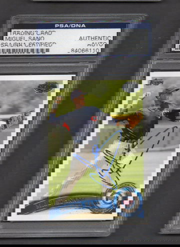 Miguel Sano Signed Autographed 2011 Pro Debut #120 PSA DNA COA RC