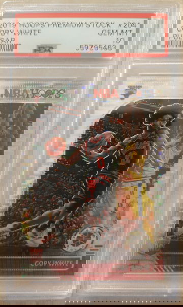 Coby White RC⚡️2019-20 Hoops Premium Stock Pulsar PSA 10 💎 GEM MINT 