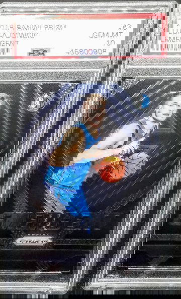 Luka Doncic 2018-19 Panini Prizm Emergent RC Rookie  # 402 PSA Gem Mint 10