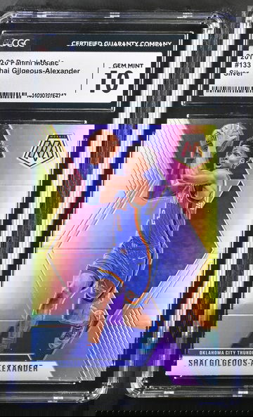 2019-20 Panini Mosaic Silver Shai Gilgeous-Alexander #133 CGC 10