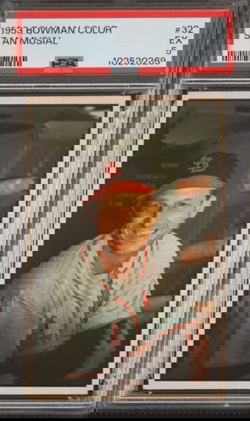 1953 Bowman Stan Musial PSA 5 - Tough Card!