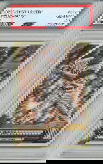 2022 TOPPS GYPSY QUEEN #312 WILLIE MAYS CARD GIANTS PSA 10 SP LOW POP