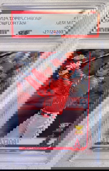 2019 Topps Chrome Shohei Ohtani PSA 10