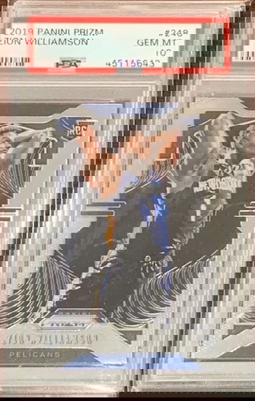 2019 Prizm Zion Williamson PSA 10
