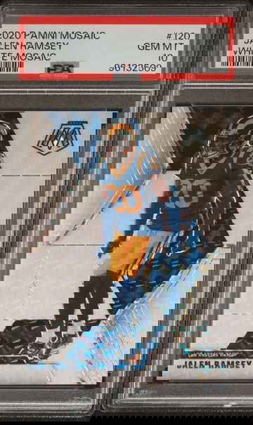 2020 /25 Panini Mosaic Jalen Ramsey White Mosaic Prizm Parallel Rams POP 1 🎆