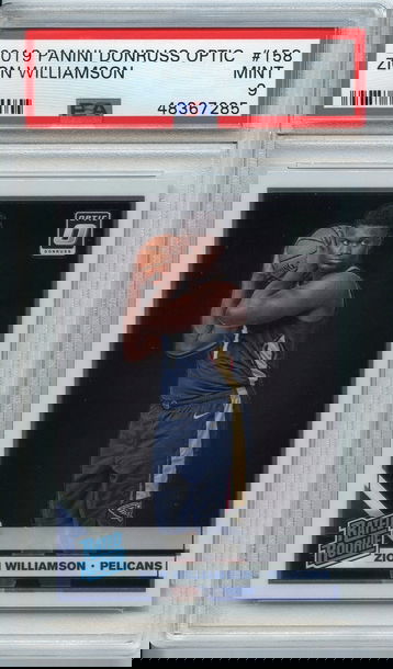 Zion Williamson Optic Rookie PSA 9