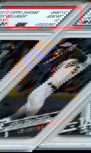 2017 Topps Chrome Update Cody Bellinger #HMT10 PSA Gem Mint 10