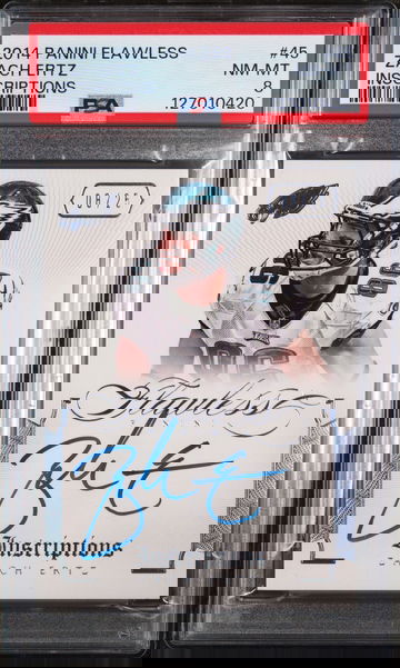 2014 Panini Flawless Inscriptions Zach Ertz #45 /25 PSA 8