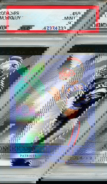 Tom Brady 2004 Upper Deck SPx #59 PSA 9 Mint! 4733