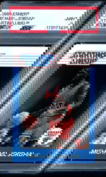 1988 Kenner Starting Lineup SLU Michael Jordan PSA 9