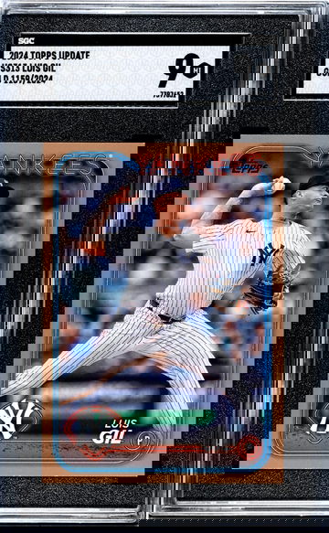 2024 Topps Update #US313 Luis Gil Gold /2024 SGC 9