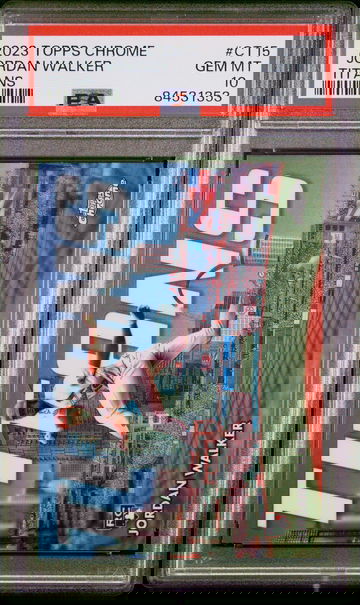 2023 Topps Chrome Jordan Walker #CT15 RC PSA 10
