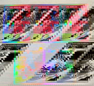 2018 Panini Donruss Soccer Cristiano Ronaldo Holo Silver Juventus/Portugal lot