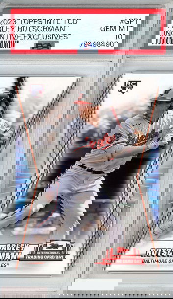 2023 TOPPS INTL TCD INCENTIVE EXCLUSIVES ADLEY RUTSCHMAN #GP1 ROOKIE RC PSA 10