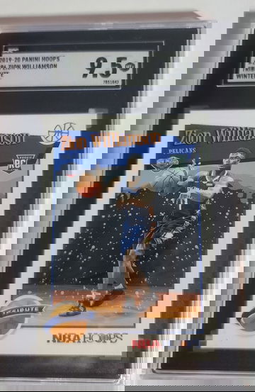 Zion Williamson 2019-20 Hoops Winter SGC 9.5 