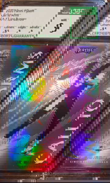 2020 Panini Playoff Call to Arms Pink Joe Burrow CSG 9