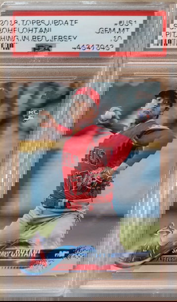 2018 Topps Update Shohei Ohtani PSA 10