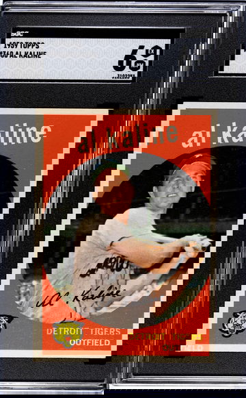 1959 Topps #360 Al Kaline SGC 6 EX-NM Tigers HOF