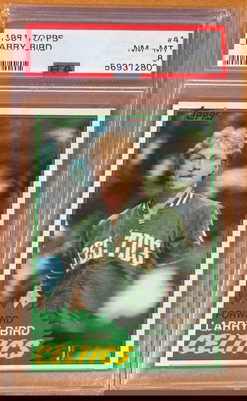 1981 Topps Larry Bird PSA 8
