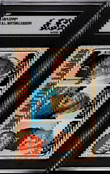 1968 Topps AL Batting Leaders SGC 6.5