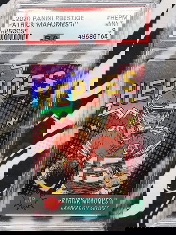 2020 Prestige Football Patrick Mahomes #HEPM SP PSA 9 Mint