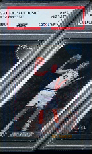 1998 Topps Chrome Dirk Nowitzki #154 PSA 8