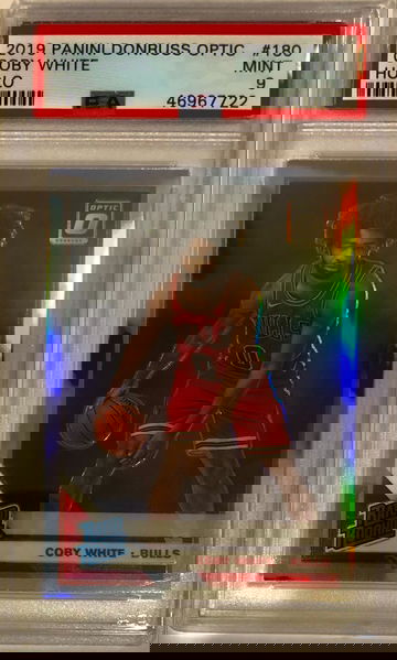 2019 Coby White Optic Holo PSA 9