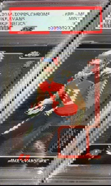 2014 Topps Chrome Mike Evans Rookie Relics PSA 9 Mint Tampa Bay Buccaneers Pop 5