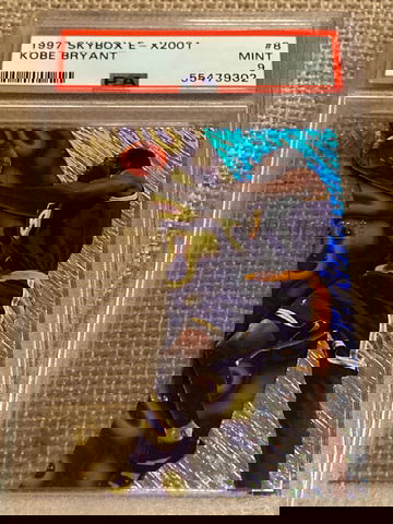 1997 SKYBOX E-X 2001 KOBE BRYANT PSA 9