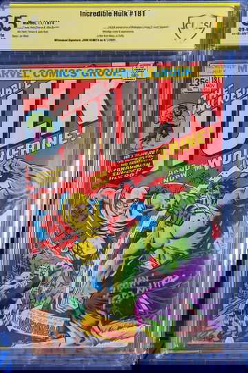 Hulk 181; signed by John Romita SR