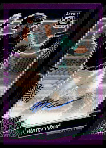 2023 Panini Donruss Optic Rated Prospect Purple Harry Ford #RPS-HF Auto /99
