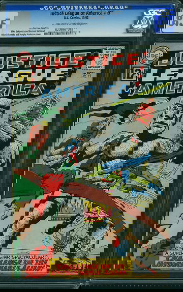 JUSTICE LEAGUE OF AMERICA #15, CGC 8.5 VF+