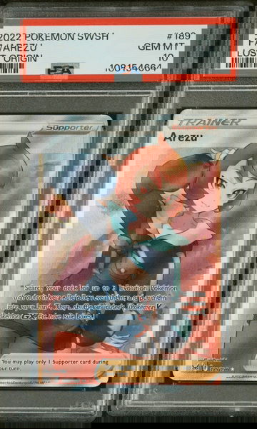 2022 Pokemon SWSH #189 Arezu Lost Origin PSA 10